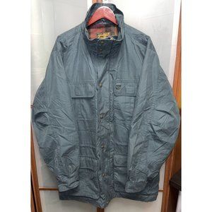Eddie Bauer Vintage Mens Dark Wool Lined Mountain Parka Jacket Field Coat XL